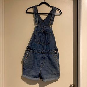Old Navy Overall Jean Shorts